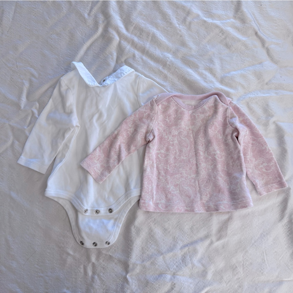 Ralph Lauren baby girl onesie and long sleeve top